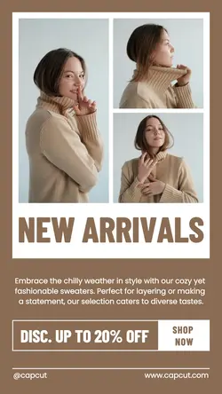 Fashion Sweater Promotion Instagram Story