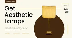 Lamp Promotion Facebook App Ad