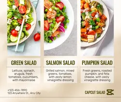 Food Salad Menu Facebook Post