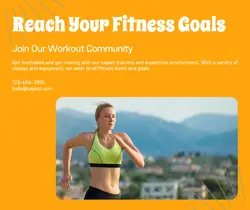 Workout & Fitness Announcement