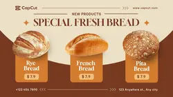 Special Fresh Bread Promotion Twitter Post