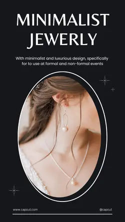 Jewerly Product Display Modern Minimalist Instagram Story