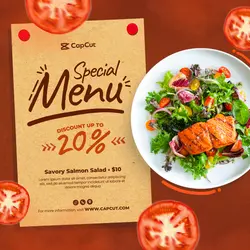 Special Menu of the Day with Discount