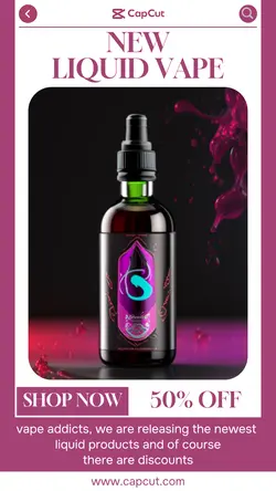Foods & Beverage New Liquid Vape Sale Promotion