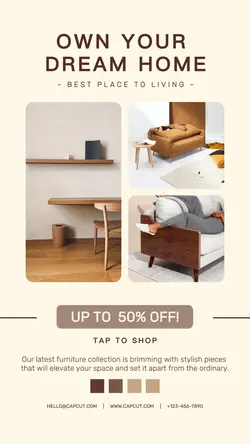 Own Your Dream Home Instagram Story
