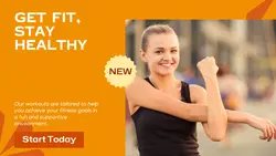 Workout & Fitness Announcement