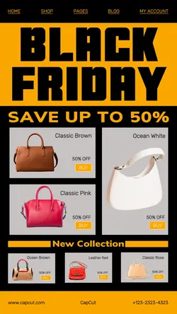 Black Friday Sale Promotion for Instagram Story