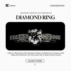 Diamond Ring Accessories Display Instagram Post