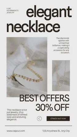 Jewelry Product Best Offer Tiktok Post