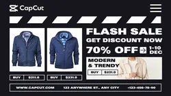 Flash Sale Jacket Promotion Page