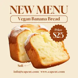 Food New Bakery Menu Instagram Post