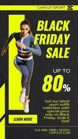 Black Friday Fashion Promotion Instagram Story