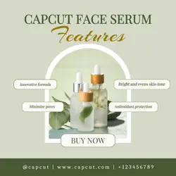 Beauty Face Serum Feature Display Instagram Post