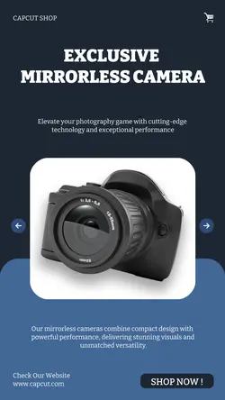 Electronic Camera Sale Instagram Story
