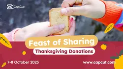 Thanksgiving Charity Event Donation Youtube Thumbnail