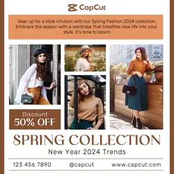 Spring Fashion Collection Promotion Instagram Post