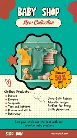 Fashion Baby Shop Product Display
