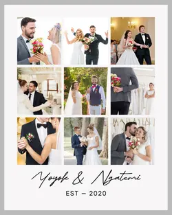 Non-Marketing Photo Collage wedding Party