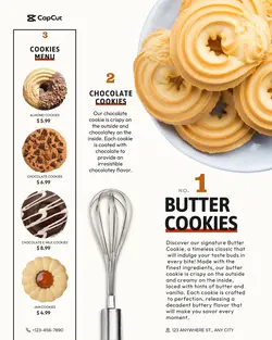 Food Cookies Display Retro