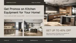 Kitchen Wear Promotion Twitter Post