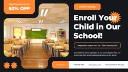 School Admission Promotion Twitter Post