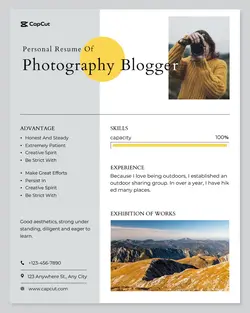 Business Photography Blogger Display Minimalist