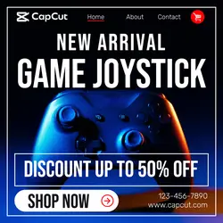 Game Joystick Promotion Instagram Post 