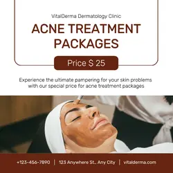Acne Treatment Care Promotion Instagram Post