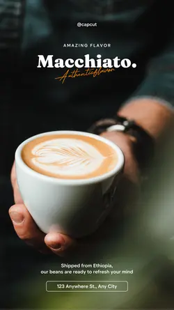 CC0 Foods & Beverage Macchiato Product display