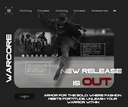 Website Intro or Post for Dark Fashion