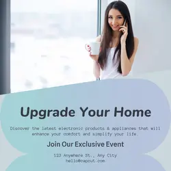 Electronic products & Appliances Invitation