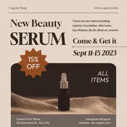 Cosmetic Sale Promotion
