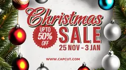 Christmas Sale Promotion Facebook Ad