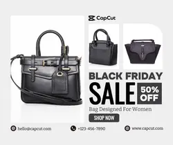 Black Friday Bag Fashion For Facebook Ads