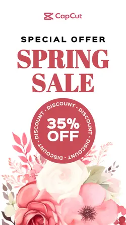 January Track Spring Sale Instagram Story