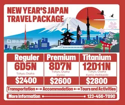 New Year's Japan Package Facebook