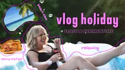 vlog holiday thumbnail youtube