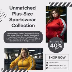 Fashion Plus Size Sportswear Promotion