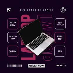 E-commerce Electronic Laptop Product Callout