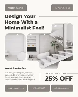 Interior Design Promotion Instagram Portrait