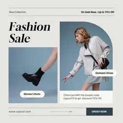 Fashion Women Sale Promotion Instagram Post 