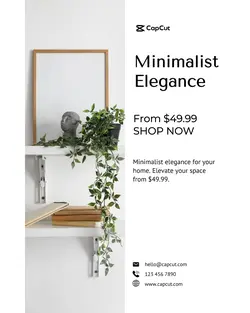 Home Accessories Minimalist Template