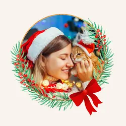 media Avatar frame show Festive style(ccweb)