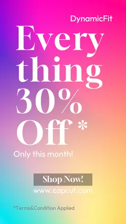 Neon Gradient Discount Fashion Instagram Story Promotion