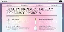 Beauty & Personal care Beauty product Online event
