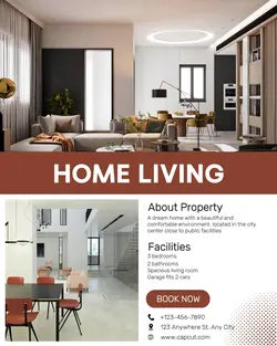 Home living promotion product brown instagram potrait