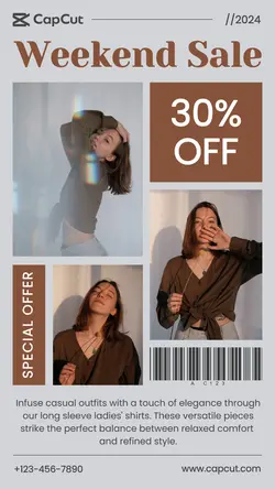 Fashion Weekend Sale Promotion