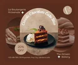 Food Product Display Facebook Post Chocolate Moder