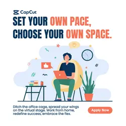 Work from Home Job - Illustration Instagram Post