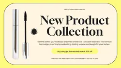 Beauty Product New Collection Twitter Post